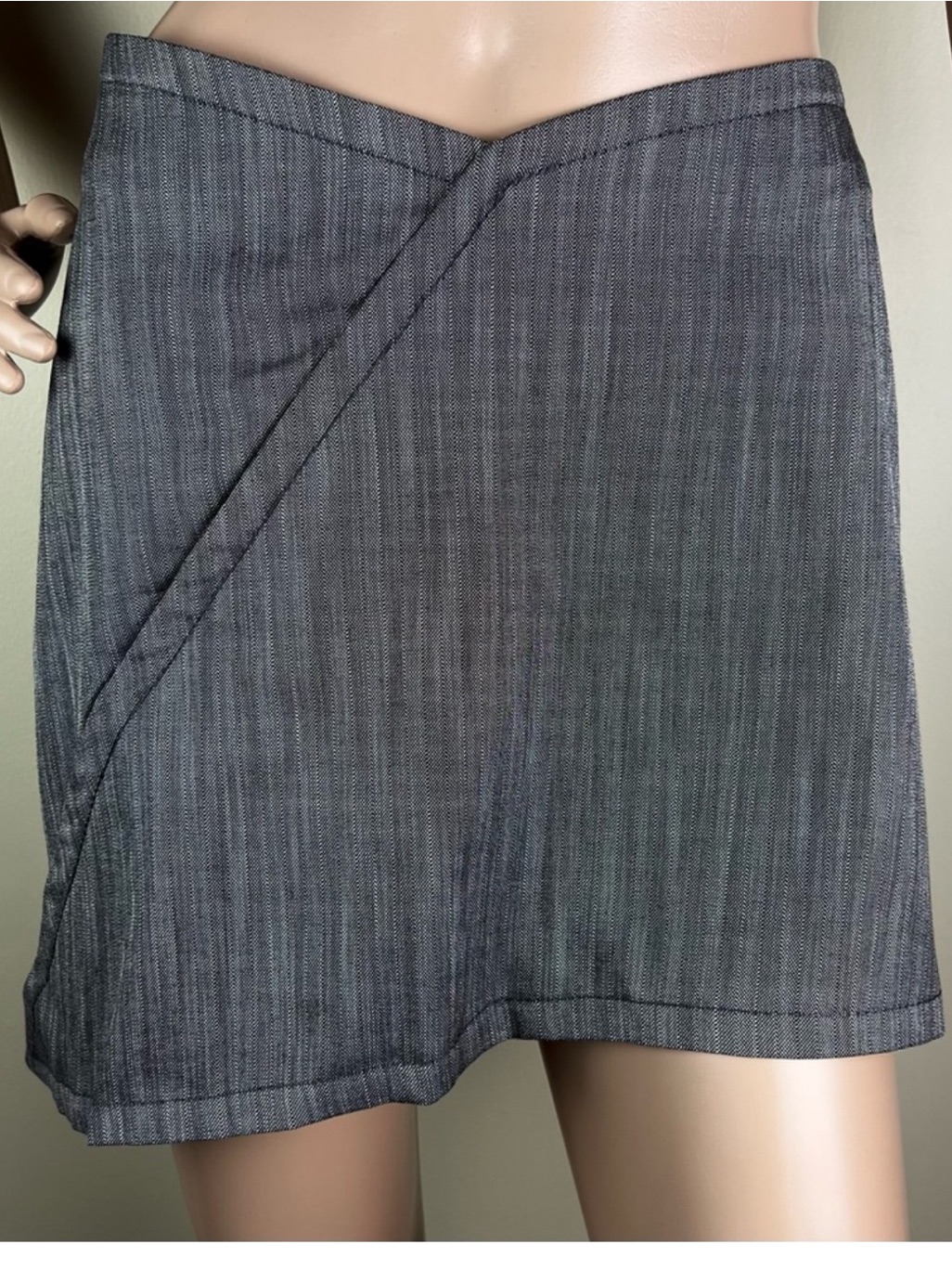 New Sami Miro Vintage Revolve Gray Mini Skirt — image 2 of 8